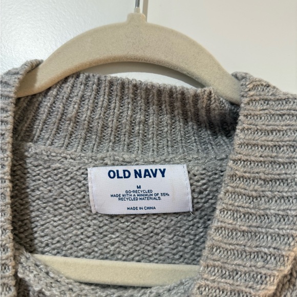 Old Navy Women's Gray mockneck Sweater - Picture 2 of 2
